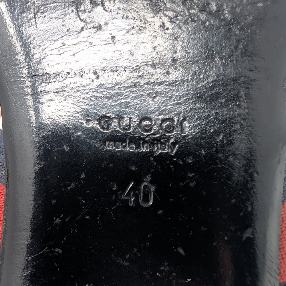 Gucci Horse Bit Thong Sandals Flip Flops White Leather Size 40 - Picture 8 of 11